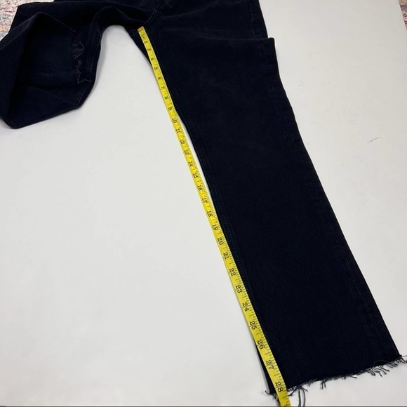 Agolde Remy High Rise Straight Jeans in Caution Wash Size 25 - Picture 12 of 14